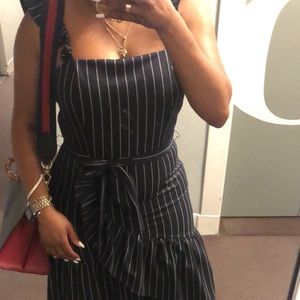 Dillards Antonio Melani Striped midi Dress size 10